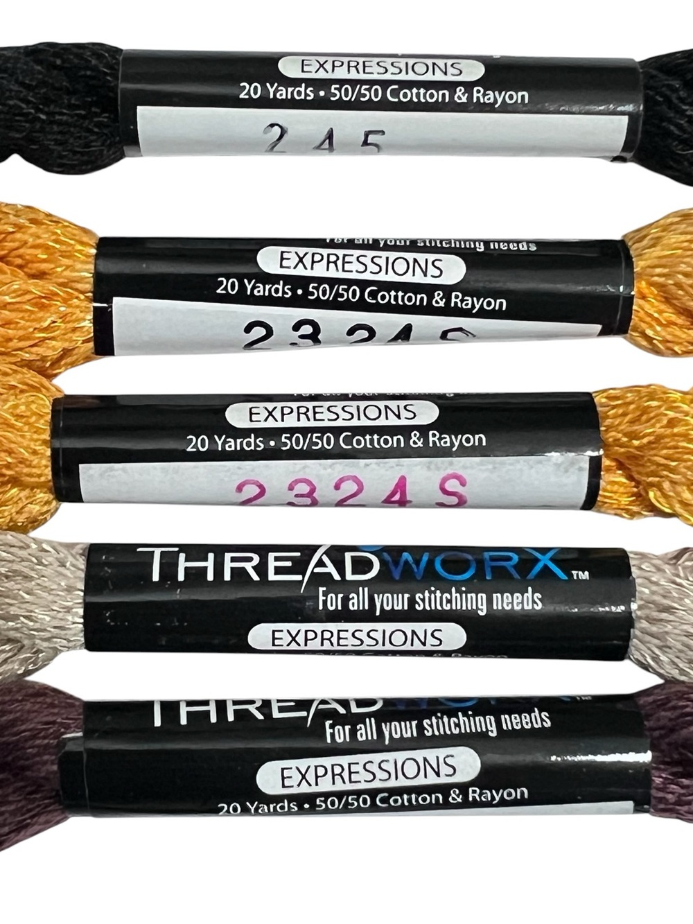 13x ThreadWorX Embroidery Floss Skeins Overdyed Expressions Artisan Dyed Lot 13 - Picture 2 of 5